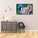 Full Round Drill Picture DIY Book Girl 5D Mosaic Diamond Painting Poster Newly