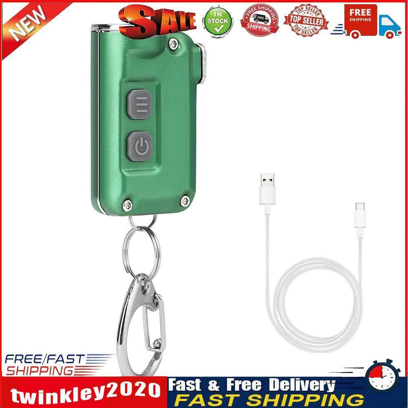 XP-G2 S3 LED Mini Flashlight 4 Modes USB Rechargeable Keychain Torch Lamp Newly