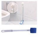 Multi Functional Toilet Useful Kitchen Bathroom Brush Cleaner (White)