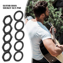 3/8 inch Guitar Bass Socket Connector Nut Gasket Set Musical Instruments Pa