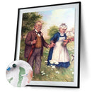 Old Couple 40x50cm DIY Paint By Numbers Art Picture On Canvas
