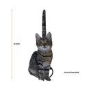 Toilet Paper Holder Cat Wrought Iron Bathroom Towel Storage Rack Shelf (B) Newly