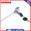 Window Glass Case Lock Hasps Slider Bar with Key for Mobile Showca