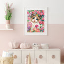 40x56cm Cross Stitch Full Embroidery Kit Cat Animal Stamped Home Art Decoration