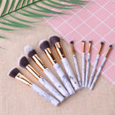 Marbling Brushes 10 Makeup Brushes Eye Shadow Makeup Beauty Tools Set
