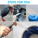 Ahomi Gas Water Oil Aquarium Siphon Hose Liquid Transfer Manual Hand Pump