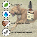 Pet Eye Drops Ear Cleaning Liquid Pet Cat Dog Auricular Mites Killer Puppy E8Q4