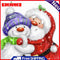5D DIY Diamond Painting Snowman Full Drill Rhinestone Mosaic Art Picture Kit