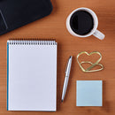10pcs Love Heart Shaped Card Holder Metal Table Number Photo Business Card