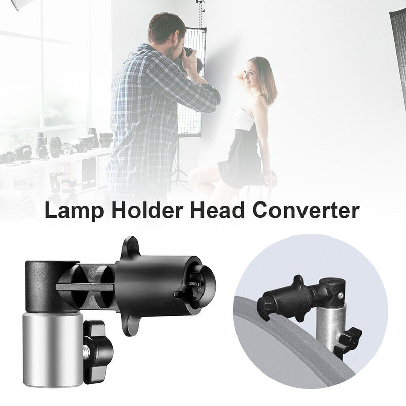 Camera Lamp Holder Head Converter Light Plate Bracket Reflector Fixing Clip