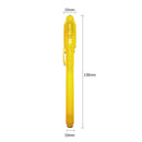 2 in 1 Luminous Light Invisible Ink Pen UV Kids Drawing Magic Pens (Yellow)