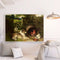 Dog Chicken Oil Paint By Numbers Kit DIY Acrylic Painting on Canvas (B1487)