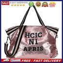 Letters Glitter Crossbody Shopping Bags Women Girl Large Shoulder Travel Handbag