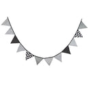 Mikolotuk 12 Flags 3.2m Cotton Chain, Colorful, Birthday Decoration,