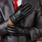 Winter Warm Men Accessories Touch Screen Leather Gloves Full Finger Mittens
