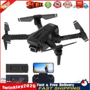 2.4GHz FPV 4K Dual Camera Foldable 4CH RC Drone with 2 Battery (04) Newly