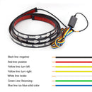 60"LED Car Trunk RGB Dynamic Tailgate Rear Turn Signal Brake Warning Light Strip