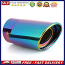 Burnt Color Stainless Steel Car Exhaust Tip Muffler Straight Tail Pipe Sile