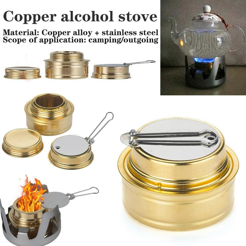 Alcohol Stove Outdoor Survival Camping Cooking Equipment Liquid Spirit Burner.