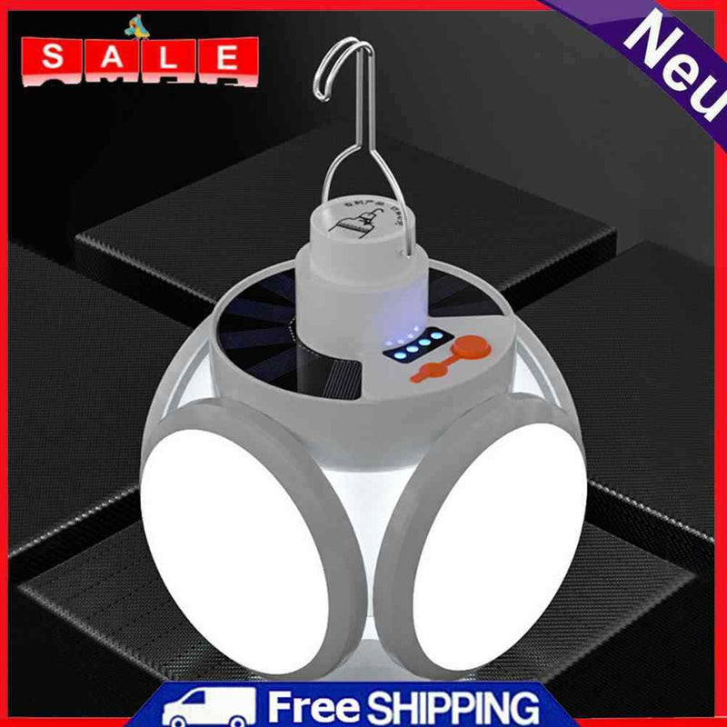 Outdoor Portable LED Solar Light Tent Lamp, Emergency Lamp, Rechargeba