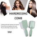 Portable Air Cushion Comb Massage Comb Anti-Static Hairbrush (Olive Green)