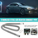 Parking Air Heater Pipe 2.5cm Inner Stainless Steel Exhaust Pipe Car Tool