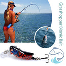 Insect Hard Lure Bass Bait Plastic Fishing Wobbler Swimbaits with Hook Tackle