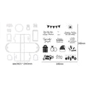 2pcs Metal Cutting Dies Stencil Stamps DIY Christmas Series Embossing (C) Newly