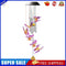 Colorful LED Solar Light Outdoor Wind Chime Butterfly Pendant Lamps (B)