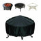 Round BBQ Grill Shelter Outdoor Rainproof Dustproof UV Protector Furniture Cover
