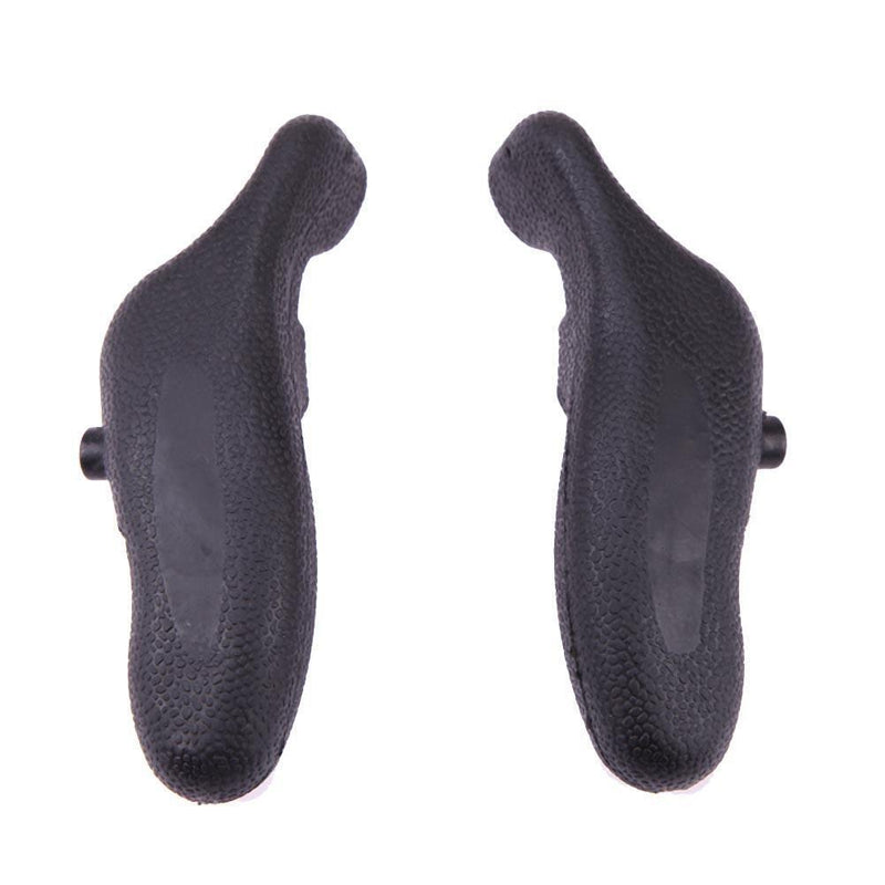 Black 2Pcs Outdoor Mountain Bicycle Cycling Handle Bar End Security Grips