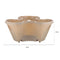 Strawberry Planter Pot Stackable Flowerpots Plants Seedling Holder (Beige) Newly