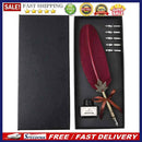 Retro Calligraphy Quill Feather Dip Pen Writing Ink Set Fountain Pens Gifts