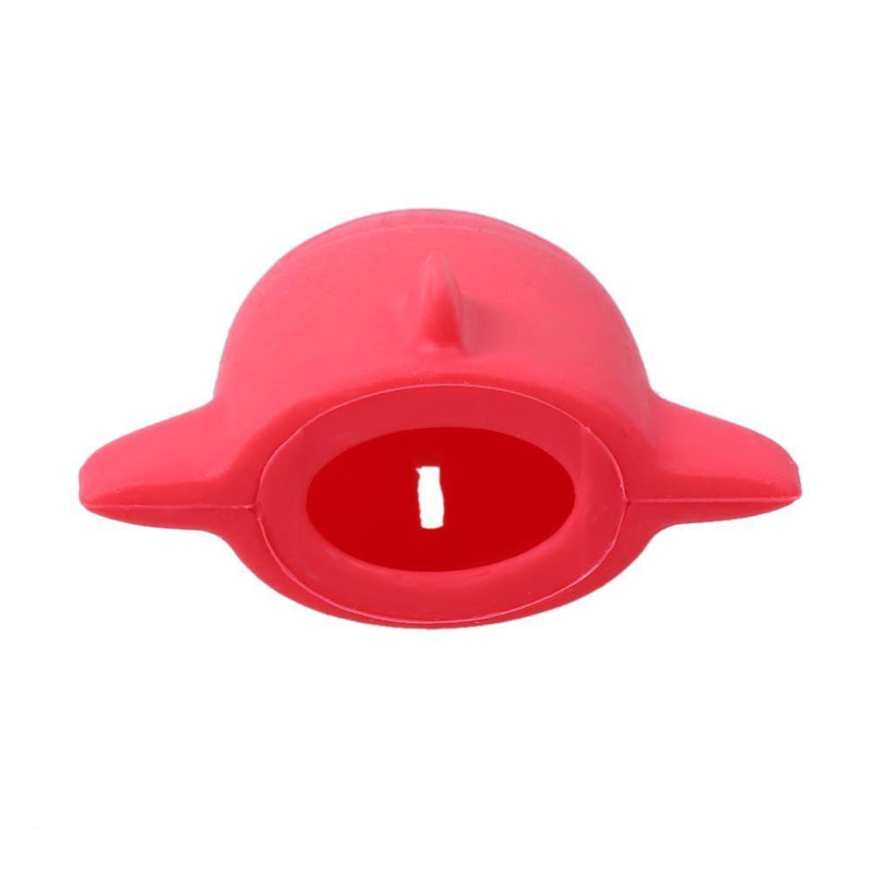 Portable Cartoon Travel Silicone Toothbrush Head Cover Cap Protector (Red)