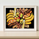 5D DIY Diamond Painting Full Round Drill Rhinestones Fruit ?Cross Stitch Pi