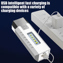 Portable COB LED Lights 500lm Outdoor Camping Power Bank Waterproof Pocketl