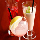 Drinking Straws Stripe Colourful Plastic Drinking Straws (250 Pack Black) Newly