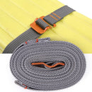 2pcs Cargo Tie Down Lash Belt with Buckle Travel Luggage Strap (Orange) Newly