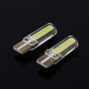 2/4/6W5W T10 168 3W LED Car White Shows Wide Lightweight Silicone License Parking Plate