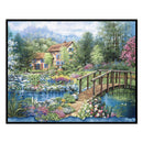 Full Cross Stitch 11CT Stamped Cotton DIY Handmade Needlework Home Decoration