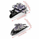 shape Flexible Crystal Rhinestone Hairpin Hair Clips Barrette Styling Tools