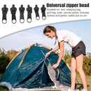 6pcs Zipper Sliders Fix Zipper Repair Replacement for Tent Clothes Sleeping