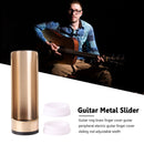 Guitar Slide Bar Metal Semi-open Finger Sleeve Slides Ukulele String Instruments