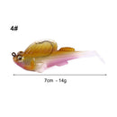 T Tail Jumping Fish 4cm 14g Lures Plastic Artificial Wobbler Soft Fishing Bait