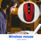 2.4GHz Wireless Optical Mouse 6 Buttons USB Receiver 2000 DPI Mice (Red)