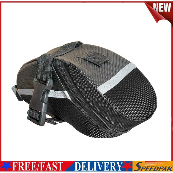Portable Reflective Bike Saddle Bag Pannier Bicycle Cycling Rear Seat Pouch #F