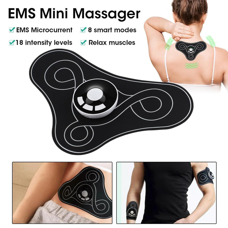 Körpermassagegerät elektrische Nacken-Rücken-Zervix-Massage-Stimulator-Aufklebe.