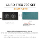 GPU Backplane Radiator for RTX 3090 (Laird 700 Set 0.5mm Thermal Pad)