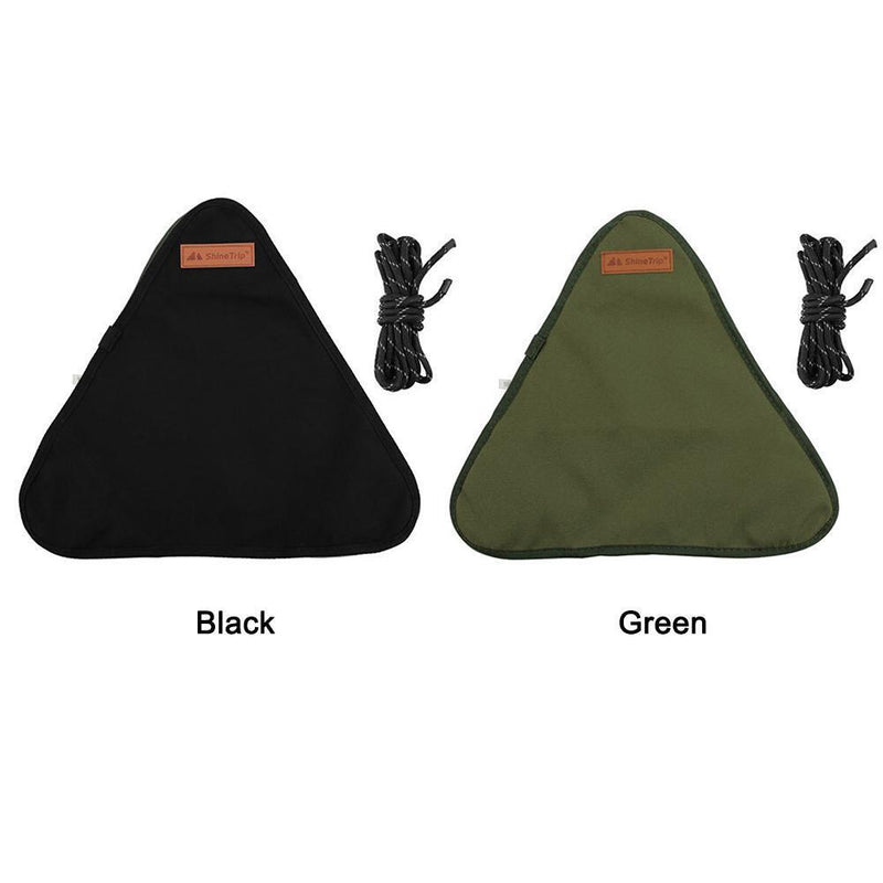 Outdoor Camping Triangle Stool Cloth Fishing Chair Picnic Equipment (Green)