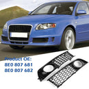 Front Bumper Bottom Side Fog Lights Lamp Grid Covers for A